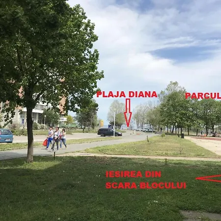 Langa Plaja Diana شقة مانغاليا